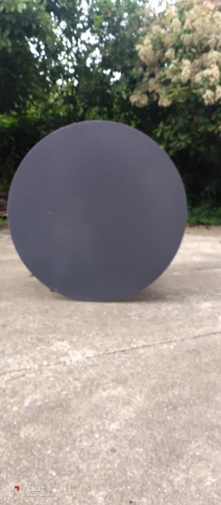 Tablero de mesa de cristal gris oscuro