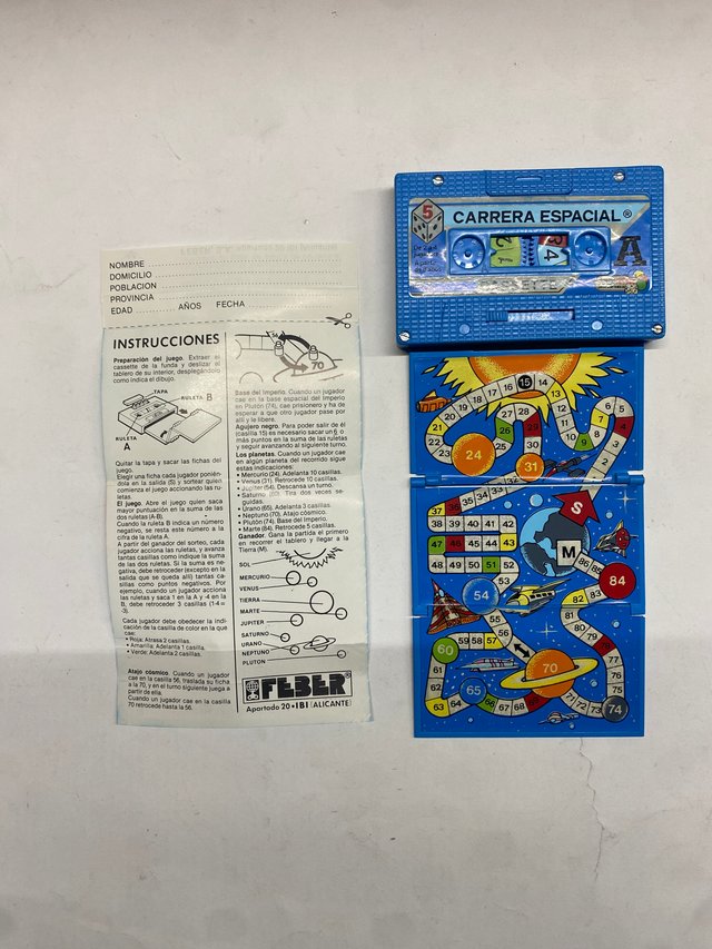 Juego magnético Feber Carrera Espacial Nuevo