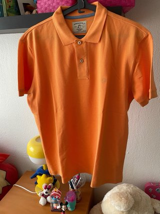 Polo Springfield Chico Talla L Naranja