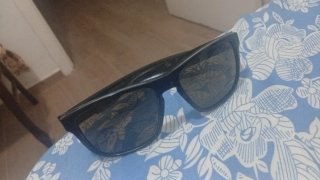 Gafas de sol negras masculinas HaB