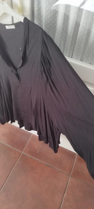 Camisa Mango Negra Talla XL