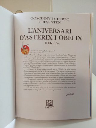 Astèrix L'ANIVERSARI D'ASTÈRIX & OBÈLIX