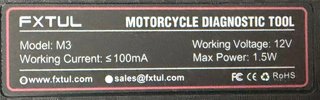 Escáner Motos FXTUL M3 - Nuevo