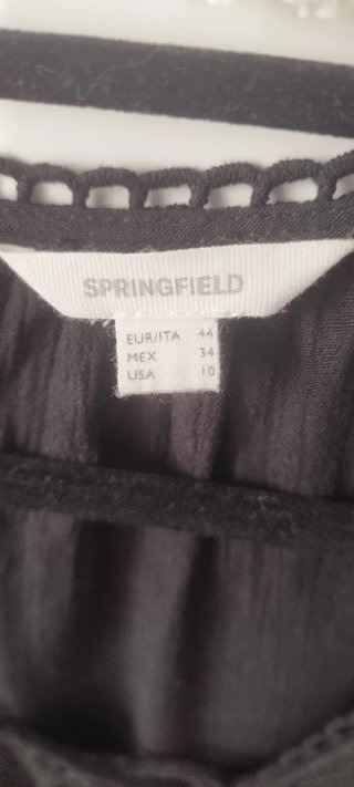 Camisa negra manga larga