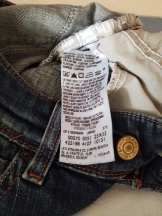 Levi's 570 Straight Fit Jeans Azules