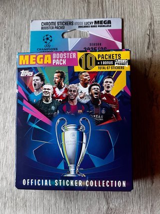Paquete Mega Booster UEFA Champions League