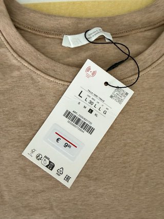 Pack 2 Camisetas Zara Talla L