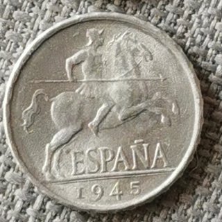 Monedas España 1940 y 1945