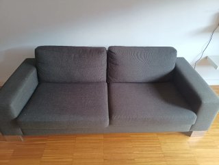 Sofá modular gris oscuro