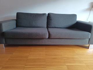 Sofá modular gris oscuro