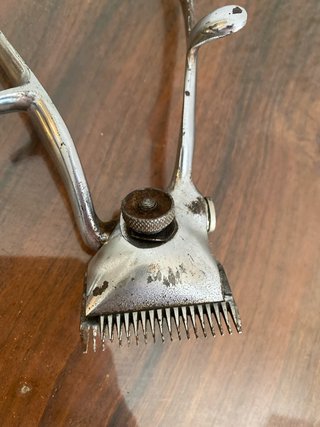 Máquina de afeitar antigua manual