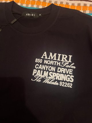 Camiseta Amiri Negra Talla M