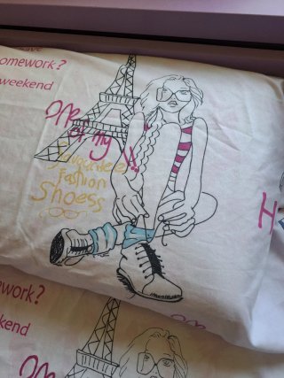 Funda nórdica París chica cama 90 + funda almohada