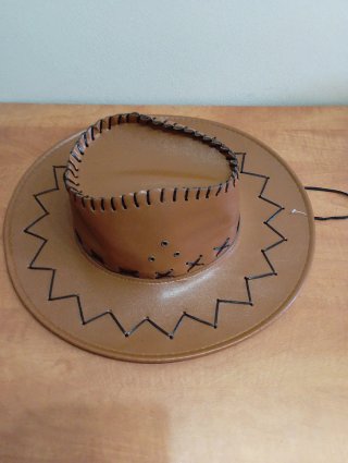 Sombrero vaquero marrón