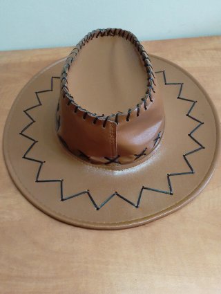 Sombrero vaquero marrón