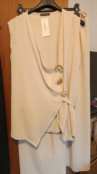 Conjunto beige New Collection talla única