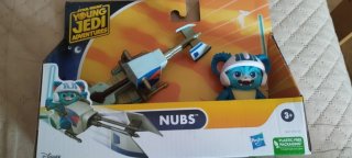Lote 4 figuras Star Wars Young Jedi Adventures