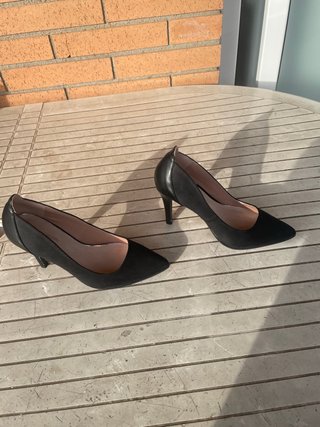 Zapatos de tacón negros de ceremonia