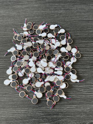 Pack 10 Micro Motores de Vibración 3V (10x2mm)