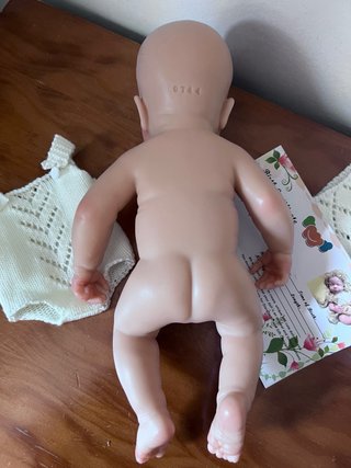 Boneca Reborn Silicone, 30 centímetros