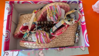 Sandalias cuña mujer multicolor