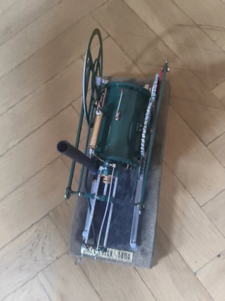Maqueta primera Locomotora Vapor 1804