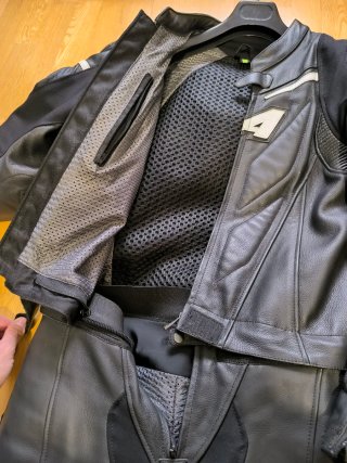 Mono de moto AXXIS 2 piezas negro Talla L
