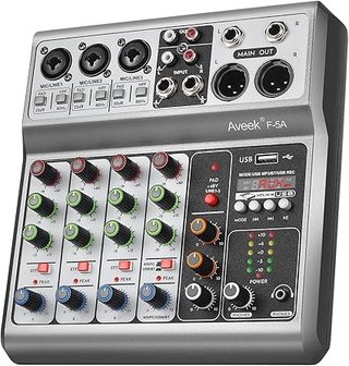 Mixer audio professionale Aveek F-5A
