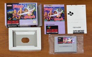 Magic Sword SNES PAL Version Capcom