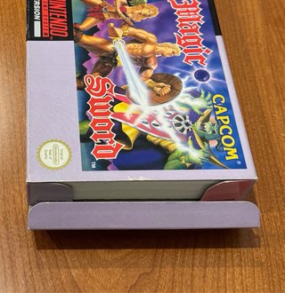 Magic Sword SNES PAL Version Capcom