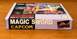 Magic Sword SNES PAL Version Capcom