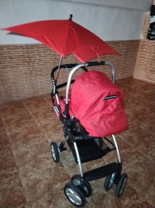 Carrito de bebé Casualplay rojo
