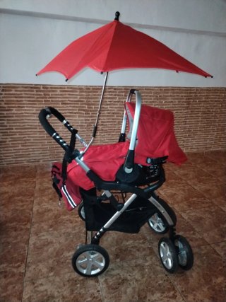 Carrito de bebé Casualplay rojo
