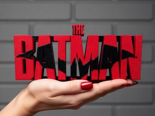 Logo Batman en 3D