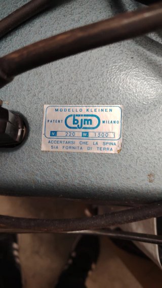 Stufetta elettrica vintage BJM