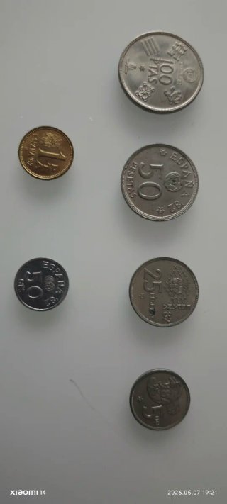 Lote de monedas antiguas