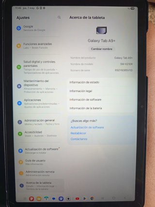 Samsung Galaxy TAB A9+ Negra