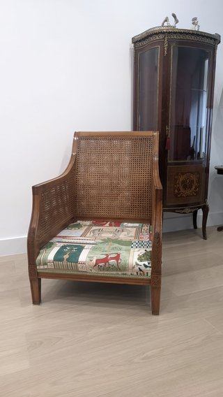 PAREJA DE SILLONES BERGERE ANTIGUOS