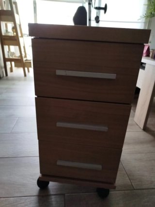 Cajonera de 3 cajones con ruedas