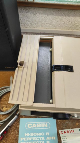 Proyector Diapositivas Vintage Cabin Beige