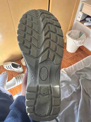 Botas de seguridad Calima negras y naranjas