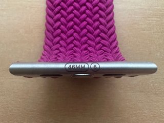 Apple Watch 46mm. Magenta Braided Solo Loop 6