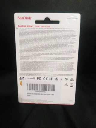SanDisk Ultra 32GB SDHC UHS-I Card V20 full HD