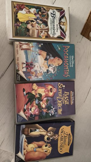 Pack 4 Películas Disney VHS