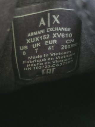 Zapatillas Armani Exchange Talla 41