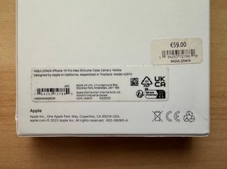 Apple iPhone 14 ProMax Canary Yellow Silicone Case