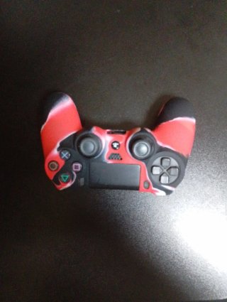 Funda Mando PS4 Roja y Negra