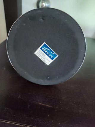 Espejo de aumento plateado