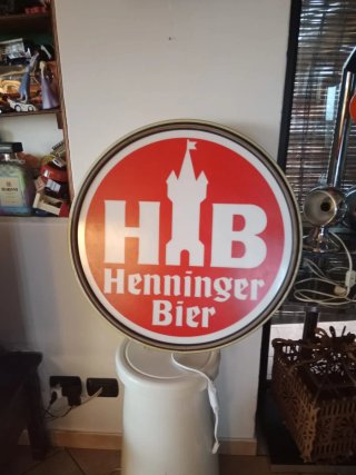 Insegna luminosa Henninger Bier