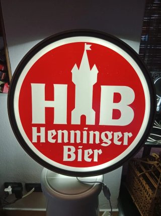 Insegna luminosa Henninger Bier